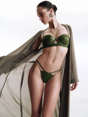 Шифонова туніка бежева 3